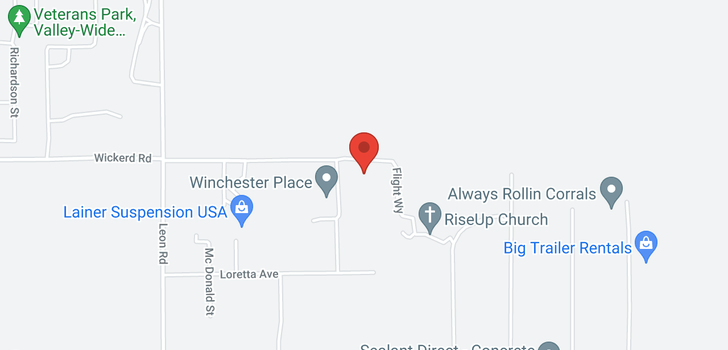 map of Davis Road Winchester, CA 92596